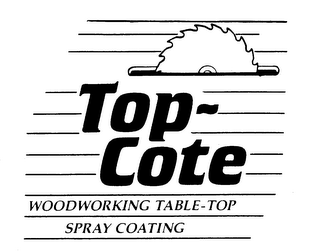 TOP-COTE WOODWORKING TABLE-TOP SPRAY COATING logo