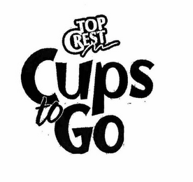 TOP CREST CUPS TO GO logo