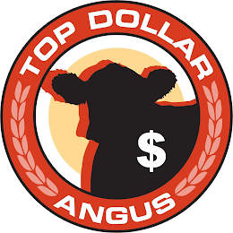 TOP DOLLAR ANGUS logo