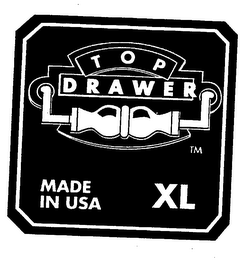 TOP DRAWER MADE IN USA XL logo