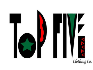 TOP FIVE CLOTHING CO. logo