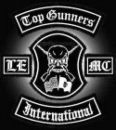 TOP GUNNERS INTERNATIONAL LE MC logo