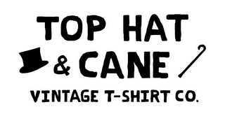 TOP HAT & CANE VINTAGE T-SHIRT CO. logo