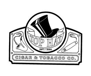 TOP HAT EST. 1996 CIGAR & TOBACCO CO. logo
