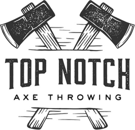 TOP NOTCH AXE THROWING logo