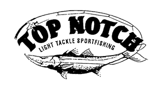 TOP NOTCH LIGHT TACKLE SPORTFISHING logo