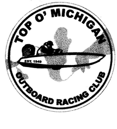 TOP O' MICHIGAN OUTBOARD RACING CLUB EST. 1949 logo