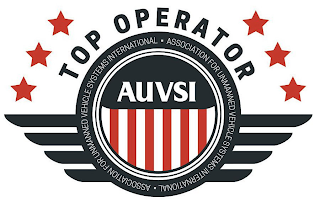 TOP OPERATOR AUVSI ASSOCIATION FOR UNMANNED VEHICLE SYSTEMS INTERNATIONAL ASSOCIATION FOR UNMANNED VEHICLE SYSTEMS INTERNATIONAL logo