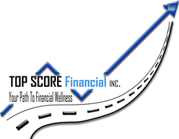 TOP SCORE FINANCIAL INC.  "YOUR PATH TO FINANCIAL WELLNESS.  850 logo