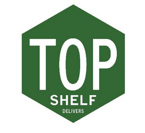 TOP SHELF DELIVERS logo