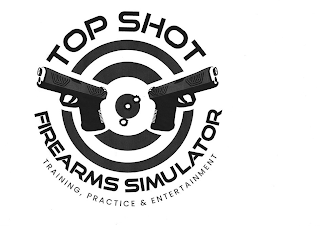 TOP SHOT FIREARMS SIMULATOR TRAINING, PRACTICE & ENTERTAINMENT logo