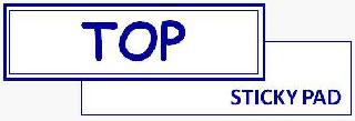 TOP STICKY PAD logo