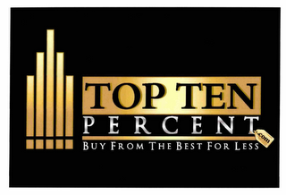 TOP TEN PERCENT.COM BUY FROM THE BEST FOR LESS logo