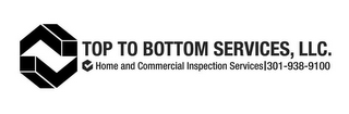 TOP TO BOTTOM SERVICES, LLC. HOME AND COMMERCIAL INSPECTION SERVICES|301-938-9100 logo