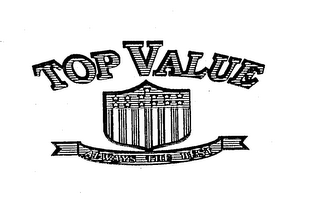 TOP VALUE ALWAYS THE BEST logo