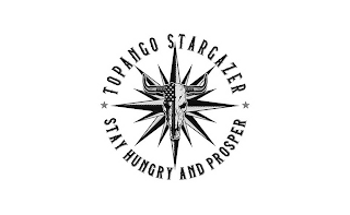 TOPANGO STARGAZER STAY HUNGRY AND PROSPER logo