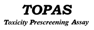 TOPAS TOXICITY PRESCREENING ASSAY logo