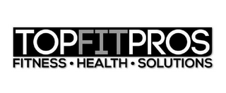 TOPFITPROS FITNESS · HEALTH · SOLUTIONS logo