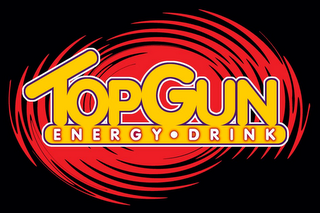 TOPGUN ENERGY DRINK logo