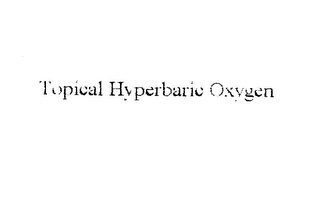TOPICAL HYPERBARIC OXYGEN logo