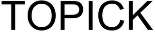 TOPICK logo