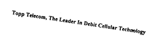 TOPP TELECOM, THE LEADER IN DEBIT CELLULAR TECHNOLOGY logo