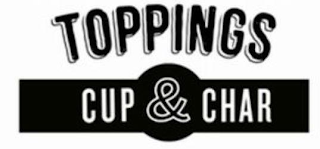 TOPPINGS CUP & CHAR logo