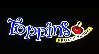 TOPPINS FROZEN YOGURT logo
