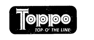 TOPPO TOP O' THE LINE logo