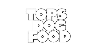 TOPS DOG FOOD logo