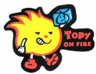 TOPY ON FIRE logo