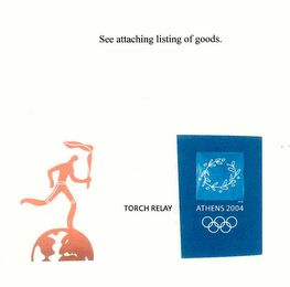 TORCH RELAY ATHENS 2004 logo