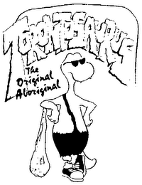 TORONTOSAURUS, THE ORIGINAL ABORIGINAL logo