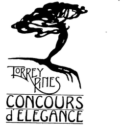 TORREY PINES CONCOURS D' ELEGANCE logo