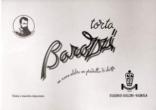 TORTA BAROZZI UN NOME CELEBRE UN PRODOTTO DI CLASSE EUGENIO GOLLINI - VIGNOLA logo