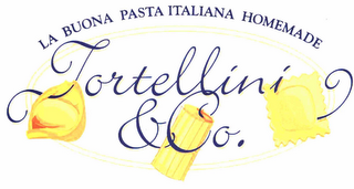 TORTELLINI & CO'. LA BUONA PASTA ITALIANA HOMEMADE logo