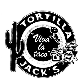 TORTILLA JACK'S "VIVA LA TACO" logo