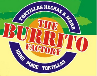 TORTILLAS HECHAS A MANO THE BURRITO FACTORY HAND MADE TORTILLAS logo