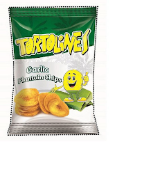 TORTOLINES GARLIC PLANTAIN CHIPS logo