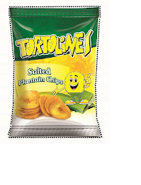 TORTOLINES SALTED PLANTAIN CHIPS logo