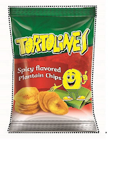 TORTOLINES SPICY FLAVORED PLANTAIN CHIPS logo