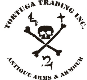 TORTUGA TRADING INC. ANTIQUE ARMS & ARMOUR logo