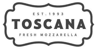 TOSCANA EST. 1993 FRESH MOZZARELLA logo