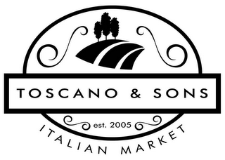 TOSCANO & SONS ITALIAN MARKET EST. 2005 logo