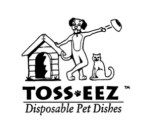 TOSS EEZ DISPOSABLE PET DISHES logo