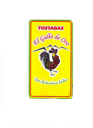 TOSTADAS EL GALLO DE ORO CON AUTENTICO SABOR logo