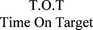 T.O.T TIME ON TARGET logo