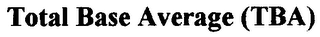 TOTAL BASE AVERAGE (TBA) logo