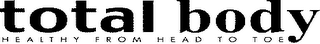 TOTAL BODY HEALTHY FROM HEAD TO TOE logo