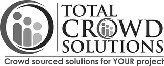 TOTAL CROWD SOLUTIONS CROWD SOURCED SOLUTIONS FOR YOUR PROJECT logo
